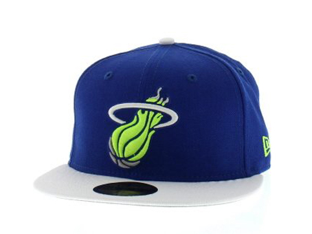 NBA Miami Heat NE Snapback Hat #122